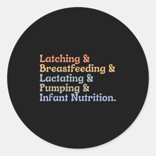 Lactation Consultant Breastfeeding Consultant Ibcl ラウンドシール (正面)