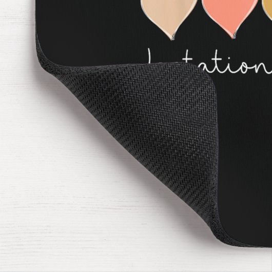 Lactation Consultant Leopard Heart, Valentine's Da マウスパッド (コーナー)