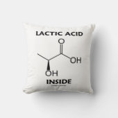 Lactic Acid Inside Chemistry Molecule クッション (正面)