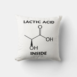 Lactic Acid Inside Chemistry Molecule クッション