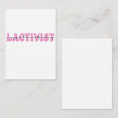 Lactivisit Iが授乳認識度週間をサポート ノートカード (正面/裏面)