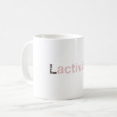 Lactivista コーヒーマグカップ (正面左)