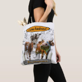 Lactose Intolerant? Just Tolerate It meme bag トートバッグ (クローズアップ)