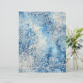 Lacy Blue Scrapbooking Paper (スタンド正面)
