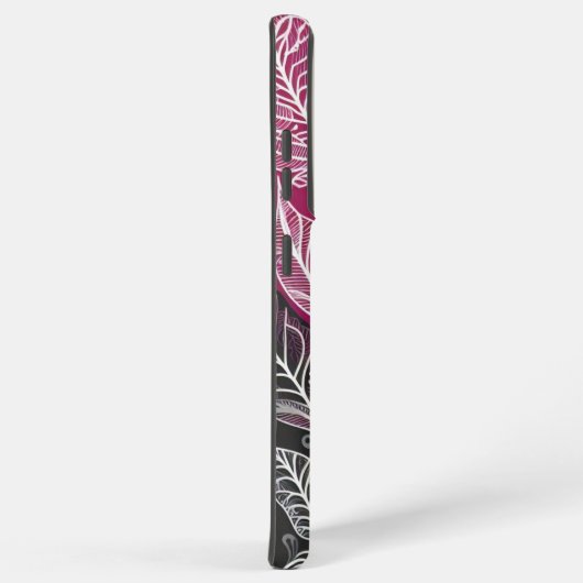 Lacy Leaf Design Samsung Galaxyケース (右側面)