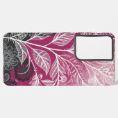 Lacy Leaf Design Samsung Galaxyケース (左側面)