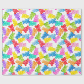 LADによるグミベア ラッピングペーパー (フラット)