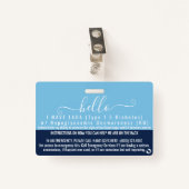 LADAタイプ1.5糖尿病認識度医療ID バッジ (正面クリップ)