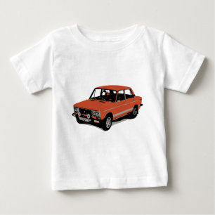 Lada -ソビエトロシアのな車 ベビーTシャツ