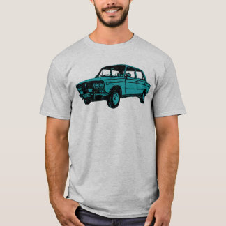 Lada。 ロシアのな車 tシャツ