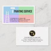 Ladder Paint Brush On Pastels 名刺 (正面/裏面)