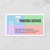 Ladder Paint Brush On Pastels 名刺 (正面)