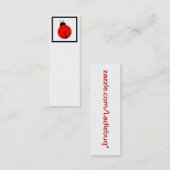 Ladiebugのしおり スキニー名刺 (正面/裏面)