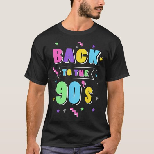 Ladies Back to the 90s Girl 90s Party Costume Wome Tシャツ (正面)