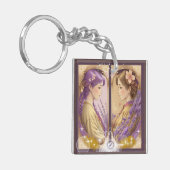 Ladies Gold Schmidt Stationery キーホルダー (正面左)