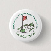 Ladies Golf League Celebration Button 缶バッジ (正面)