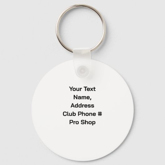 Ladies Golf League Keychain キーホルダー (裏面)