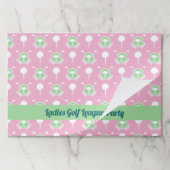 Ladies Golf League Paper Party Placemat ペーパーパッド (折り畳み)