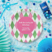 Ladies Golf League Party Dinner Plate ペーパープレート (パーティー)