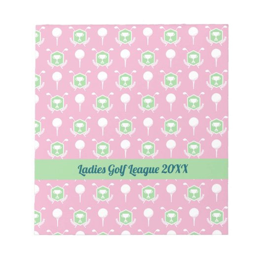 Ladies Golf League Party Notepad ノートパッド (正面)
