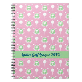 Ladies Golf League Spiral Notepad ノートブック