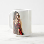 Ladies in Red コーヒーマグカップ (正面左)