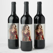 Ladies in Red ワインラベル (ボトル)
