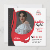 Ladies Night Club Flyer Template (正面)