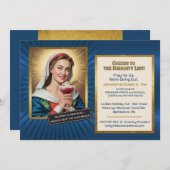 Ladies Night – Naughty Virgin Mary Bar Crawl  招待状 (正面/裏面)