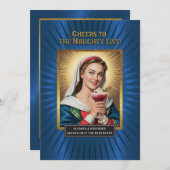 Ladies Night – Virgin Mary Bar Crawl   招待状 (正面/裏面)