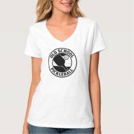 Ladies Old School Pickleball T-shirts . Tシャツ