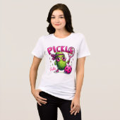 Ladies' Pickle Ballin' Tri-Blend Shirt トライブレンドＴシャツ (正面全面)
