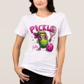 Ladies' Pickle Ballin' Tri-Blend Shirt トライブレンドＴシャツ (正面)