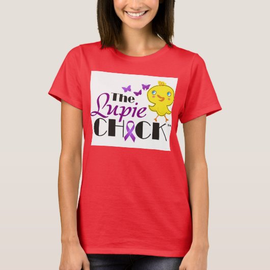 Ladies Ringer Lupie Chick T-Shirt Tシャツ (正面)