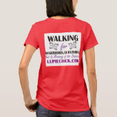 Ladies Ringer Lupie Chick T-Shirt Tシャツ (裏面)