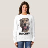 LADIES SNICKERS SWEATSHIRT  スウェットシャツ (正面フル)