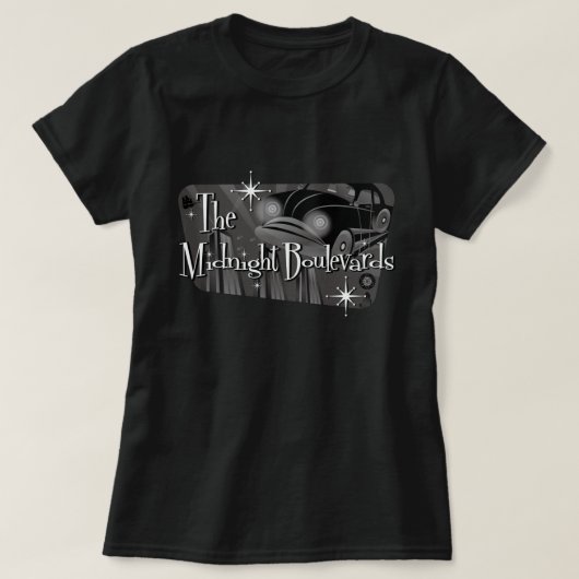 Ladies The Midnight Boulevards Tシャツ (デザイン正面)