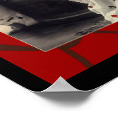 Ladies with long hair Victorian image ポスター (角)