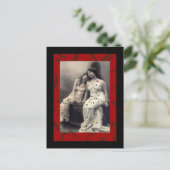 Ladies with long hair  Victorian image ポストカード (スタンド正面)