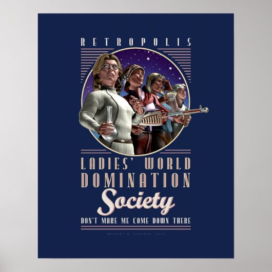 Ladies' World Domination Societyポスター(16x20") ポスター (正面)