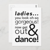 LadiesBathroomSign.jpg ポストカード (正面/裏面)