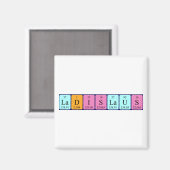 Ladislaus周期表名磁石 マグネット (正面/裏面)