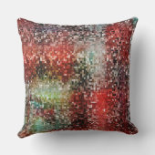 Ladrilho vermelho manchado com tinta spray クッション (裏面)