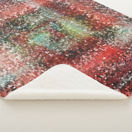 Ladrilho vermelho manchado com tinta spray シェルパブランケット