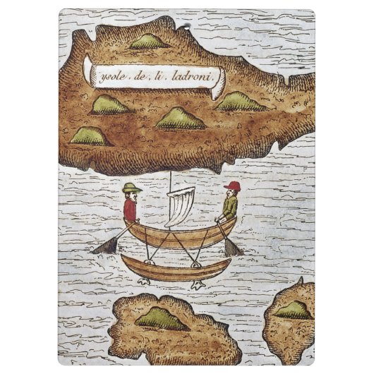 LADRONEの島 クリップボード (裏面)