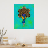 Lady 日本の by Michael Moffa ポスター (キッチン)