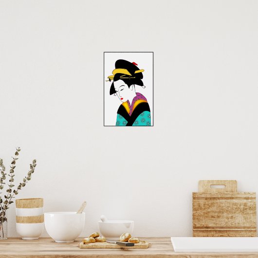 LADY_日本のPOSTER ポスター (キッチン)