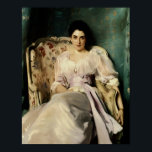 Lady Agnew of Lochnaw ポスター<br><div class="desc">Vintage American Impressionist portrait painting "Lady Agnew of Lochnaw" by John Singer Sargent,  1892-93.</div>