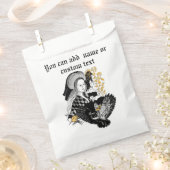 Lady and Night Owl フェイバーバッグ (クリップ留めされた状態)