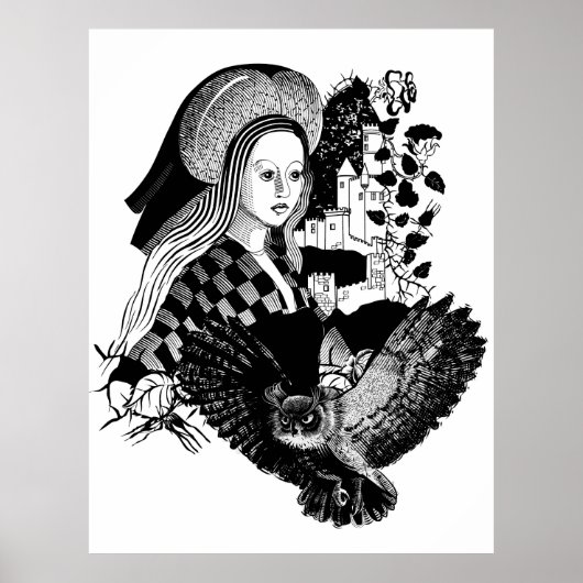 Lady and Night Owl ポスター (正面)